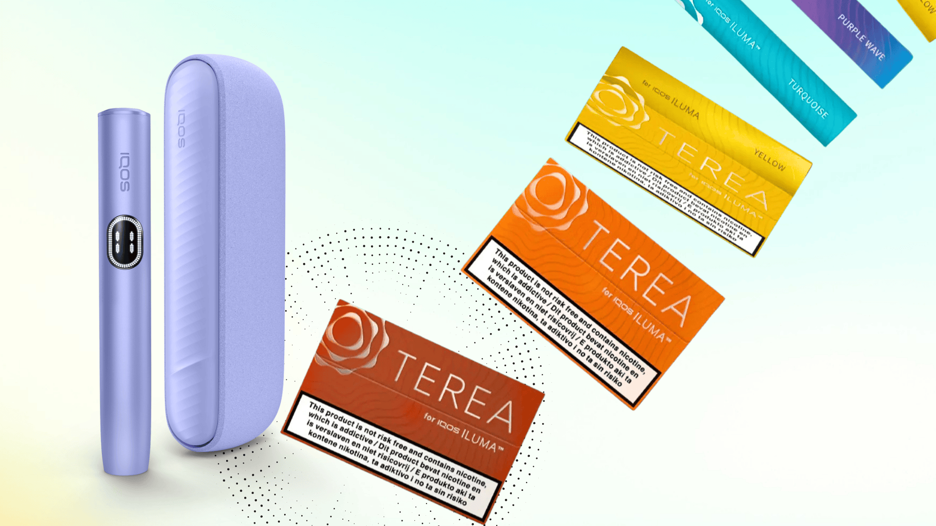 TEREA sticks in different flavors with global delivery