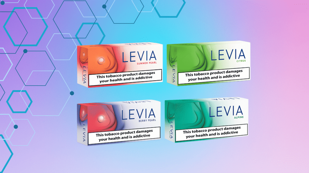 Best LEVIA Flavors 2025 – Alpine, Berry Pearl, Citrus, Glacial and Summer Pearl sticks packs