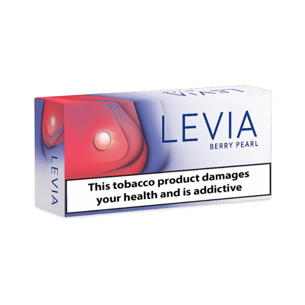 LEVIA Berry Pearl tobacco-free sticks for IQOS ILUMA and ILUMA i – fruity berry taste with strawberry cooling capsule, worldwide delivery