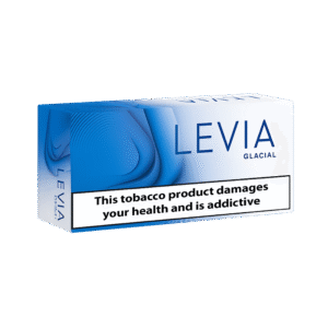 LEVIA Glacial tobacco-free sticks for IQOS ILUMA and ILUMA i – strong cooling flavor with mint and creamy notes, worldwide delivery