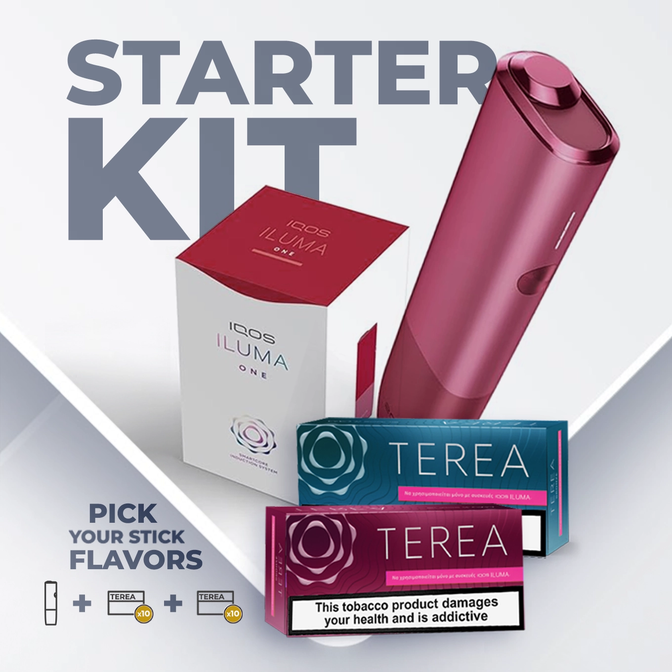 IQOS ILUMA ONE Starter Kit (1 Device + 2 TEREA Cartons) | NARNAY