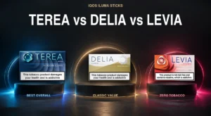 TEREA vs DELIA vs LEVIA comparison for IQOS ILUMA